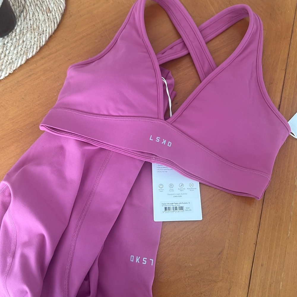 LSKD set in mauve haze NWT
